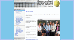 Desktop Screenshot of beaconsfieldtennis.com
